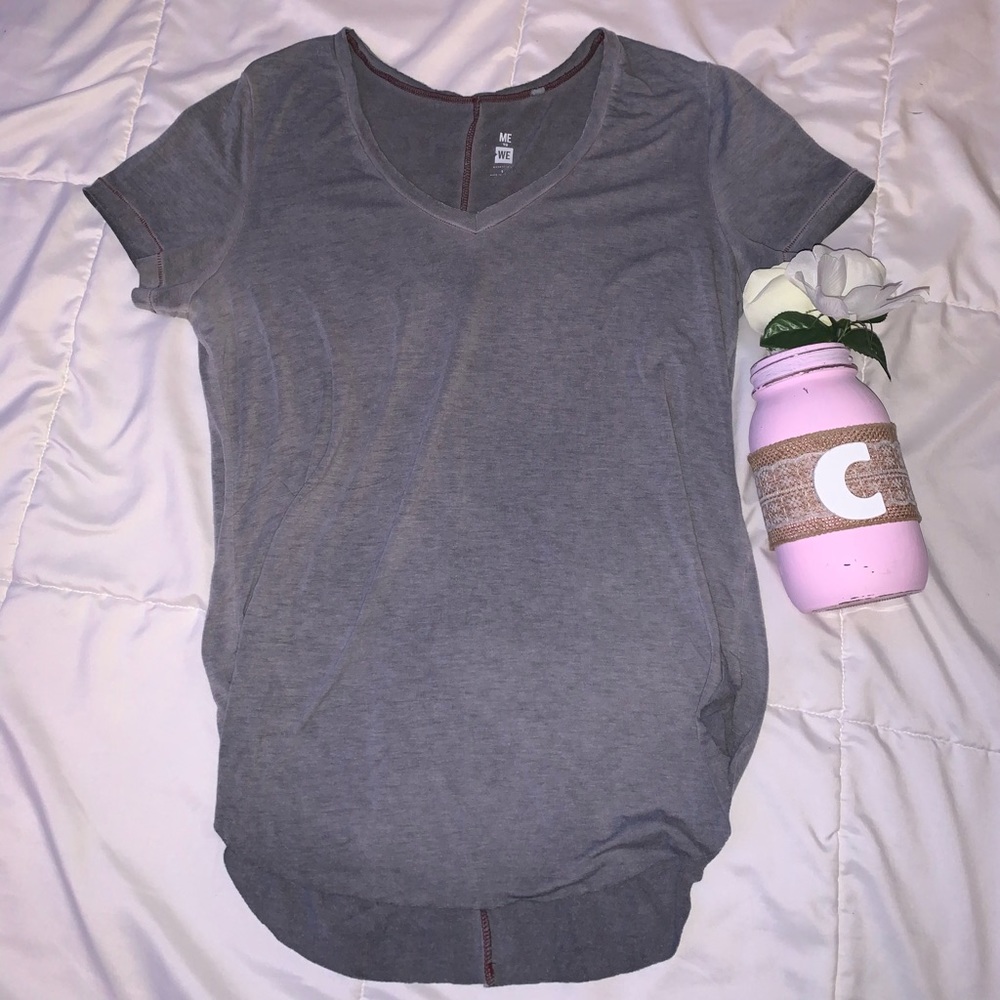 Grey V-Neck